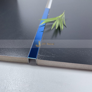 EX060 Modern Durable Waterproof Stainless Steel Tile <b>Edging</b> Trim with U Shape for Apartment Wall and Furniture <b>Decoration</b> - Product Image 1