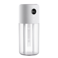 Humidificateur d'air évaporatif en plastique de grande capacité 800 ml, lumière nocturne, alimenté par batterie de voiture, portable, pour la maison, le bureau, 1 an