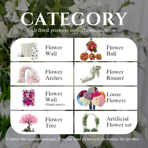 Arreglos Florales Artificiales Blancos y Verdes de Lujo para Decoración de Bodas y Estilismo de Locales de Alta Gama - Product Image 5
