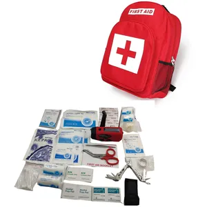 Kit di emergenza di pronto soccorso di sopravvivenza della borsa di terremoto kit di disastro dello zaino di terremoti borsa per il trasporto fabbrica OEM