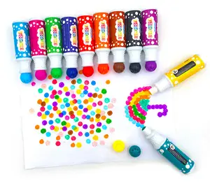 12色可洗圆点记号笔儿童涂鸦彩色笔宾果涂抹无毒墨水儿童绘画玩具