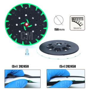 Nhà Máy Giá 6 inch 48 lỗ Sander Pad bảo vệ chà nhám đĩa đệm Pad hỗ trợ festool ETS EC 150 cao nguyên - Product Image 5