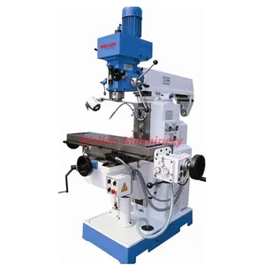 Multi functional knee type milling drilling machine ZX6350Z vertical horizontal manual mill drill