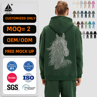 Vente en gros de sweats à capuche classiques pour usage quotidien, personnalisables, surdimensionnés, 345 GSM, pour l'automne, de haute qualité, chauds, 100% coton, en molleton doux
