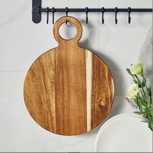 Acacia gỗ vòng cắt Hội Đồng Quản trị với Rỗng ra xử lý gỗ pho mát Hội Đồng Quản trị cắt khối sản phẩm - Product Image 2