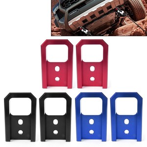 Crochet de remorquage en aluminium rouge, 25mm d'épaisseur, 83x133mm, pour pare-chocs avant Toyota Tacoma 4Runner - Product Image 5