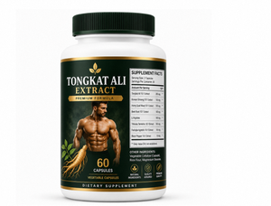 Cápsulas de Extracto de Tongkat Ali, Suplemento Herbal, Cápsulas Vegetarianas, 60 Unidades, Apoyo al Rendimiento - Product Image 1