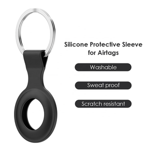 Llavero localizador a prueba de golpes, funda protectora de goma para Airtags de Apple, funda de silicona, novedad de <span class=keywords><strong>2021</strong></span> - Product Image 5