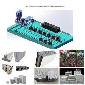 Ligne de production populaire de panneaux en ciment EPS, machine à panneaux muraux en <span class=keywords><strong>béton</strong></span> préfabriqué, machine de fabrication de dalles en <span class=keywords><strong>béton</strong></span> préfabriquées, prix - Product Image 1