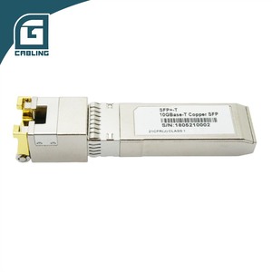 Gcabling Fibre Optique <span class=keywords><strong>RJ</strong></span> <span class=keywords><strong>45</strong></span> 10/100/1000mbps Adaptive <span class=keywords><strong>Sfp</strong></span> 10g Rj45 Gbic <span class=keywords><strong>Sfp</strong></span> Pl Original 1000base-t Rj45 Cuivre <span class=keywords><strong>Sfp</strong></span> to Rj45 10g - Product Image 1