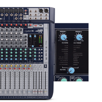 QUANSHENG Professional Signature Mélangeur audio XLR 16 canaux avec plage de fréquence 20Hz-30KHz pour les performances de chant sur scène