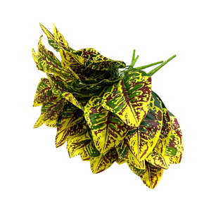 Paquete de Hojas Artificiales que Cambian de Color, de 30cm-100cm, Flor Decorativa para Exteriores, para Sala de Estar, Decoración de Centros Comerciales - Product Image 3