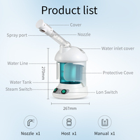 Vaporizador Facial Portátil Iónico Nano Hidratante Profesional KSKIN, Limpieza Profunda e Hidratación para Uso Doméstico y al Aire Libre