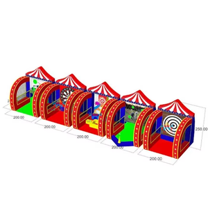 Newest 5 in 1 <strong>Inflatable</strong> Carnival Bundle <strong>Games</strong> <strong>Soccer</strong> <strong>Dart</strong> Knock Down Ting Ross - Product Image 1