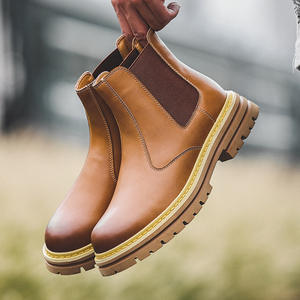 Botas Chelsea de Hombre con Suela Gruesa, Estilo Inglés, Color Negro, para Eventos Formales y Fiestas, Último Modelo 2026 - Product Image 3