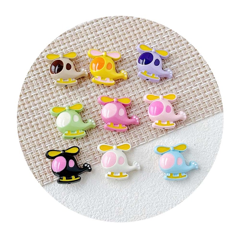 100pcs Colorful Moon Shape Enamel Metal