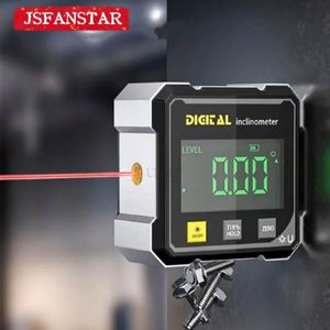 Inclinomètre numérique rechargeable avec affichage numérique, plage de mesure 4*90 °   Précision 0.2 °   Inclinomètres à bouton jaune magnétique à quatre côtés à double <span class=keywords><strong>laser</strong></span> - Product Image 6