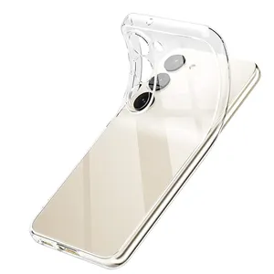 For Samsung A05 A15 A25 A35 A55 A04 A13 A14 A22 A Series 2.0mm Clear Soft TPU Protective Shell Cover Cell Mobile Phone Case