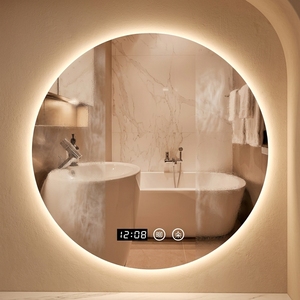 <span class=keywords><strong>Miroir</strong></span> intelligent de salle de bain à LED avec écran tactile, anti-buée, éclairage intégré, design moderne, indice de protection IP44, <span class=keywords><strong>miroir</strong></span> intelligent mural pour salle de bain - Product Image 1