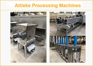 Usine de traitement de l'attieke 1TPD : Machine de fabrication d'attieke à partir de manioc, comprenant broyeur, granulateur et cuiseur vapeur - Product Image 6