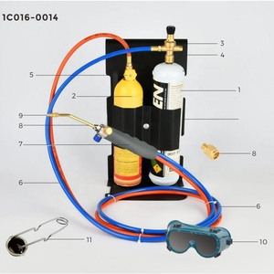 Kit de <span class=keywords><strong>chalumeau</strong></span> au propane et à l'oxygène, <span class=keywords><strong>chalumeau</strong></span> de soudage au gaz, <span class=keywords><strong>mini</strong></span> <span class=keywords><strong>chalumeau</strong></span> au propane <span class=keywords><strong>pour</strong></span> la soudure, le brasage et le chauffage - Product Image 4