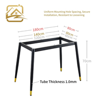 Pieds de canapé en métal doré de 70 cm, robustes, sur mesure, fabriqués par une usine OEM de luxe, pieds de meubles en fer pas chers pour bureau