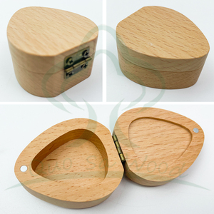 Custodia in legno per chitarra a forma di <span class=keywords><strong>cuore</strong></span> custodia per plettri Organizer, supporto per plettri per chitarra per chitarrista musicista - Product Image 3