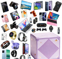 Boîte Mystère 100% Surprise 5 Pièces : Électronique 3C Nouveauté, Manettes de Jeu, Téléphones Portables, Montres Connectées, Écouteurs - Édition Chanceuse