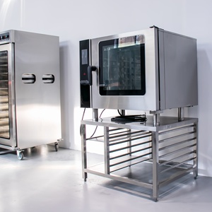 Nhà Hàng 6 Khay <span class=keywords><strong>Menu</strong></span> Bộ Nhớ Nướng Lò Với Hợp Lý Hơi Nước Điện Bánh Thiết Bị Nhà Bếp Combi Không Khí Nóng Lò Nướng Đối Lưu - Product Image 3