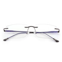 Lunettes photochromiques sans monture pour hommes et femmes, protection UV avec blocage de la lumière bleue, lunettes d'ordinateur