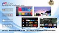 HAINA Tablette intelligente Android Wifi 32 40 43 hd Lcd Tv Led Oem Personnalisation gratuite logo 50 55 65 Pouces 4k Smart Led Tv