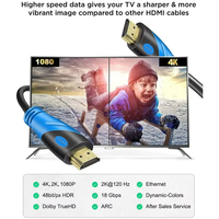 Nouvel arrivage : Câble d'extension coaxial mâle-mâle Ultra HD 4K/8K de 1,5 m, plaqué or, pour lecteur DVD HDTV, moniteur PC, projecteur