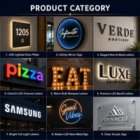Letras LED Personalizadas, Letreros Luminosos con Alfabeto, Letrero de Metal Industrial Vintage con Bombillas para Decoración de Bares, Restaurantes y Cafés