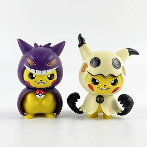 6 pz/set <span class=keywords><strong>di</strong></span> vendita calda scatola cieca Action Figure 6 stili Poke-mon Bulbasaur Psyduck Mini figura scatola cieca <span class=keywords><strong>Pikachu</strong></span> - Product Image 5