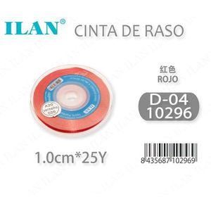 Nastro di Raso Rosso 1.0Cm 25Y D-04 - Product Image 3