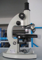 Mikroskop Biologi Digital Monokuler L101 untuk Siswa dengan Lensa Mata 5X-15X dan Lensa Objektif 5X-45X, Diameter Panggung 120mm