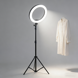 Luce LED Video da 14 Pollici con Treppiede, Alimentazione CA, Controllo Cablato, Luminosità e Temperatura Colore Regolabili, Luce di Riempimento per Trucco e <span class=keywords><strong>YouTube</strong></span> - Product Image 5