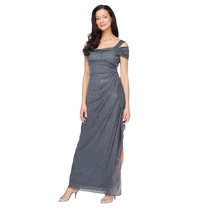 Abito da <span class=keywords><strong>sera</strong></span> da donna Alex Evenings, confortevole, con spalle scoperte, stile impero, lunghezza al polpaccio, con diamanti, per eventi formali, per la <span class=keywords><strong>madre</strong></span> della sposa (Taglie Petite e Regular) - Product Image 1