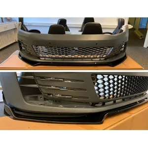 2012-2020 pour Golf 7 7.5 MK7 MK7.5 GTD R R-Line Style Spoiler de pare-chocs avant, protection de pare-chocs avant, kit carrosserie, lèvre avant - Product Image 3