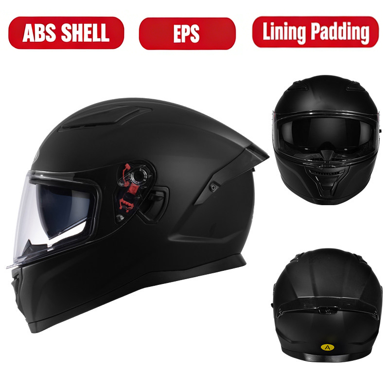 abs plastic motorcycle helmet 2-Pack Visor Base Mount Adapters Compatible With HJC C10 Helmets, Plastic, Secure Attachment adjustable chin strap with quick buckle What Material Choices Are There
