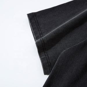 Camiseta de hombre con estampado Digital colorido de gran tamaño y peso pesado de 100% algodón - Product Image 6