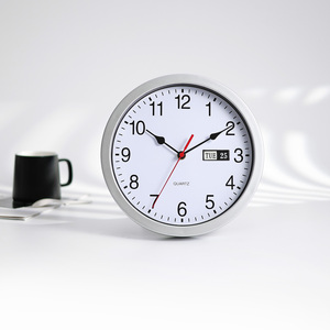 นาฬิกาแขวนผนัง LED ทรงกลม ขนาด 12 นิ้ว ดีไซน์หรูหรา พร้อมแสดงวันที่ เดือน และวันในสัปดาห์ - Product Image 2