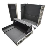 Flight case sur mesure avec compartiment pour console de mixage numérique Allen & Heath DLive C3500, en aluminium robuste, pour transport sur route
