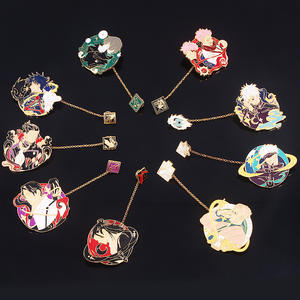 Broche Anime japonais Jujutsu Kaisen, Badge Gojo Satoru Ryomen Sukuna broches en émail <span class=keywords><strong>Cosplay</strong></span> métal <span class=keywords><strong>Manga</strong></span> homme <span class=keywords><strong>femme</strong></span> cadeau pour ami - Product Image 4