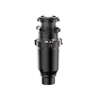 Broyeur de déchets alimentaires électrique pour mini-évier de cuisine 110-120V, moteur DC sans balais 0,5 CV, technologie Multigrind, en acier inoxydable, usage domestique