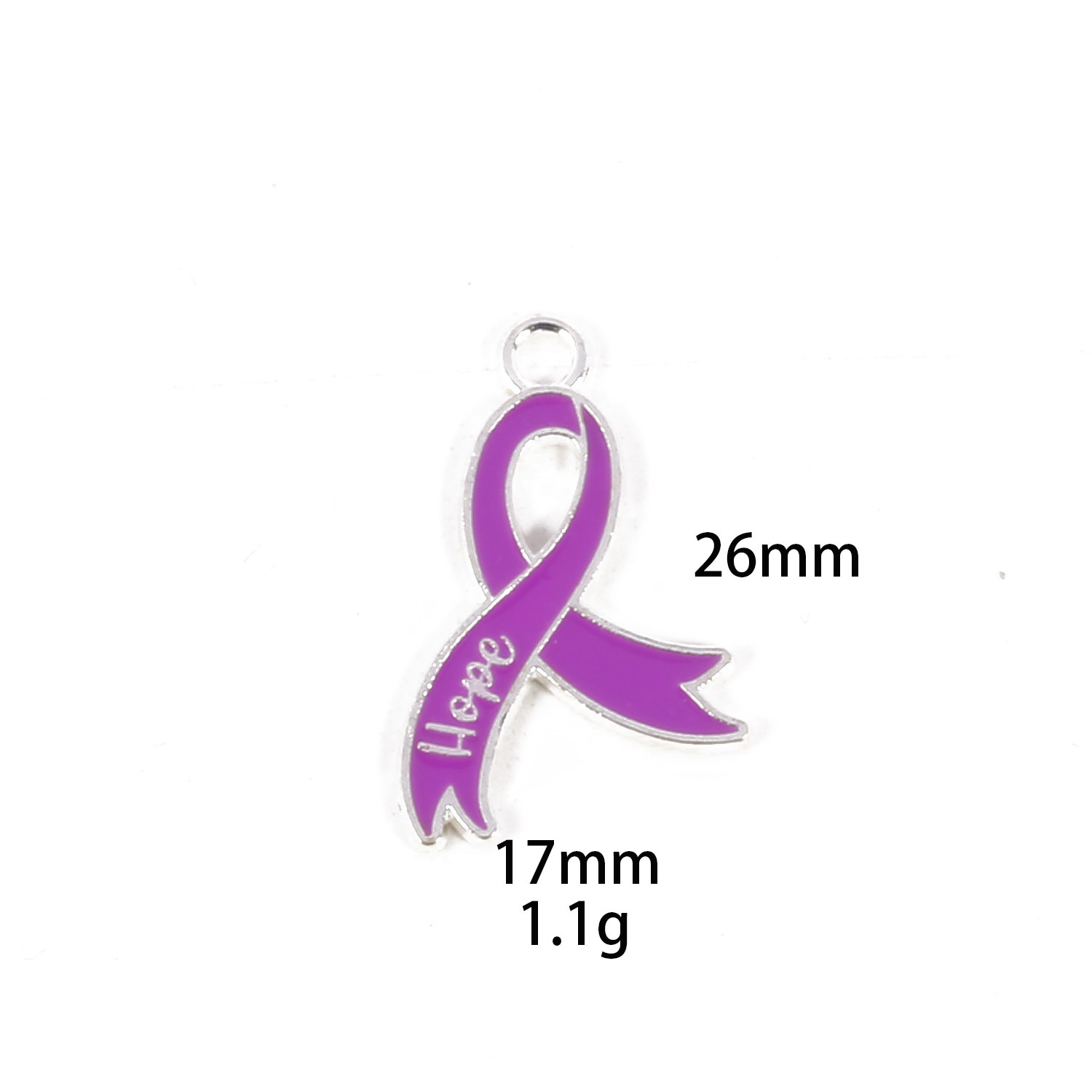 purple 5#hope ribbon