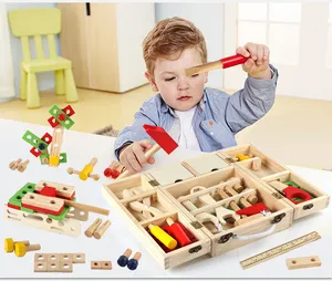Деревянный верстак, игрушка «сделай сам», строительная скамейка, игрушка для детей, малышей, ролевая игра
