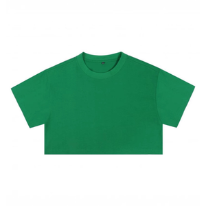 Camiseta Corta de Punto para Mujer, Estilo Y2K, Ajustada, Informal, 100% Algodón, Venta al Por Mayor, Personalizable - Product Image 5