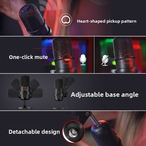ไมโครโฟนแบบมีสาย HyperX <span class=keywords><strong>SOLOCAST</strong></span> สำหรับการบันทึกเสียงสดและการเล่นเกม - Product Image 3