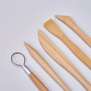 Cpatrick 5pcs 6 "Poterie et Argile Sculpture Couteau Poterie Aiguiser Modélisation Outils Ensemble pour Sculpture Poterie - Product Image 3